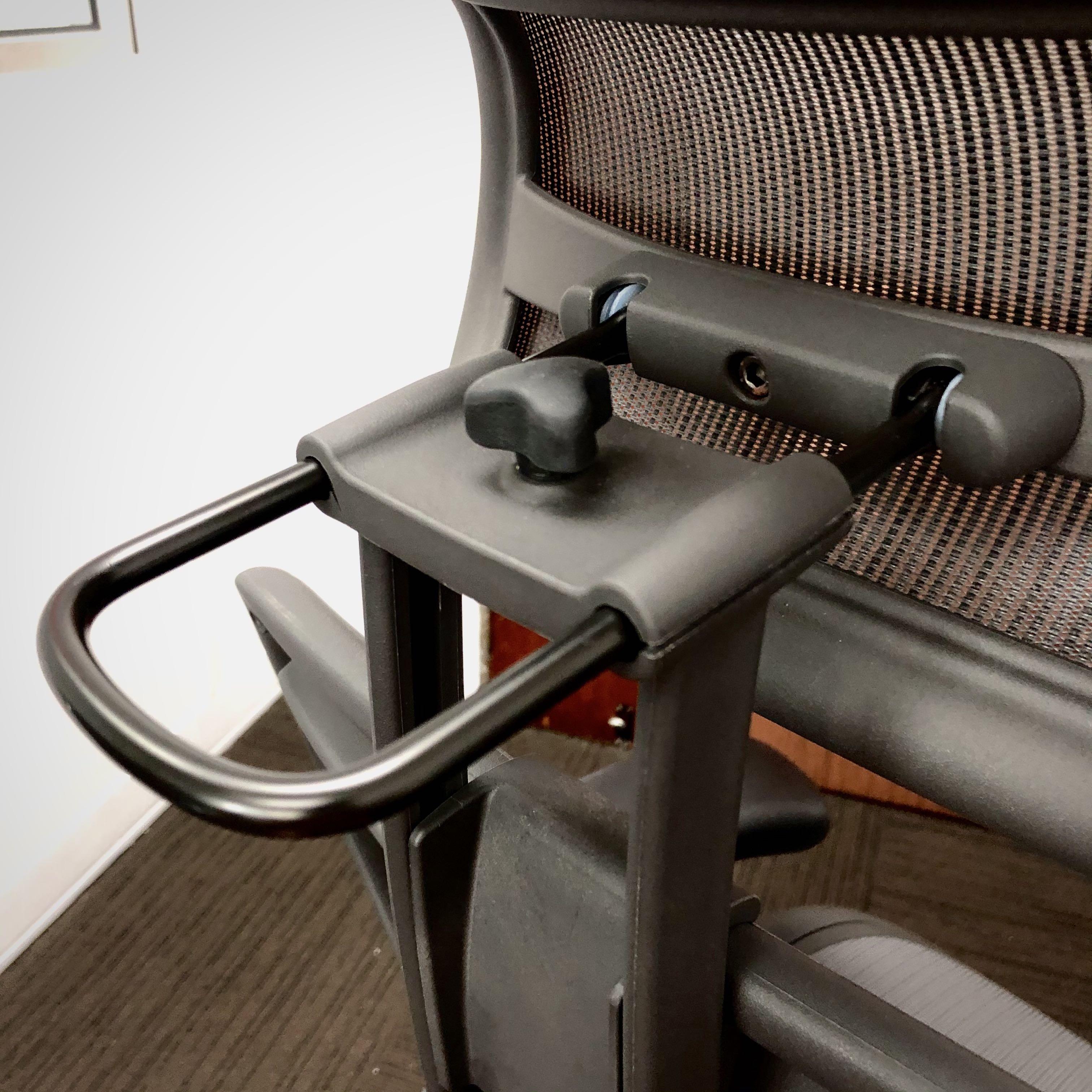 Atlas activated suspension headrest for herman miller remastered aeron chair
