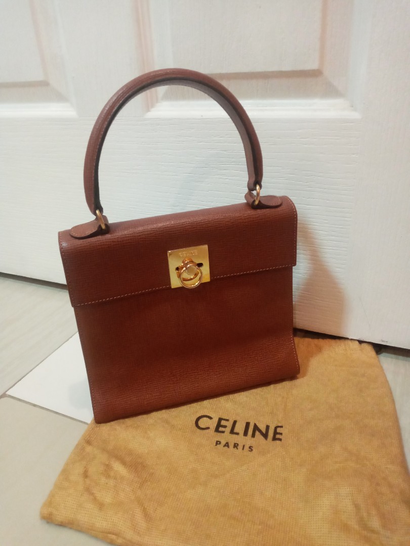 Vintage celine kelly bag on sale