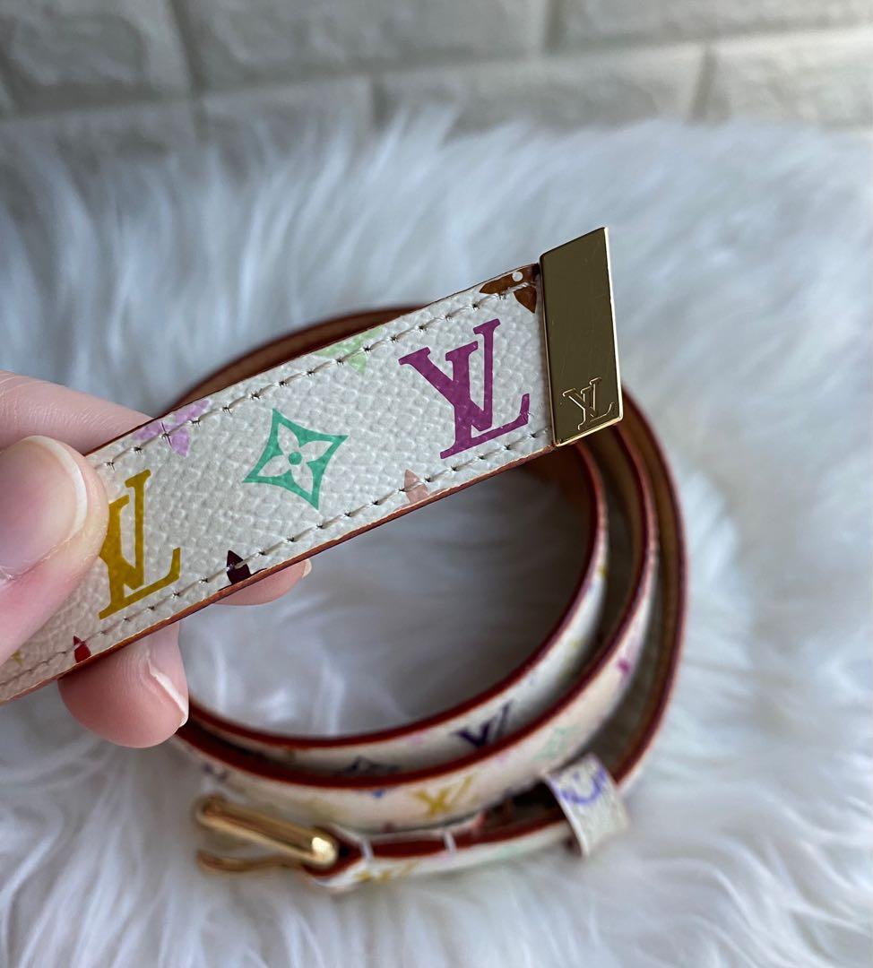 SOLD💖 Authentic Louis Vuitton Takashi Murakami LV Monogram Multicolour Belt  (Vintage), Women's Fashion, Watches & Accessories, Belts on Carousell