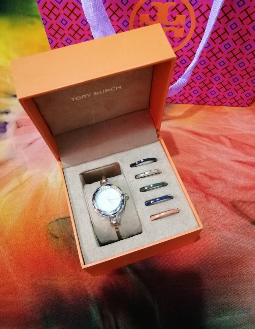 Tory burch interchangeable bezel watch discount
