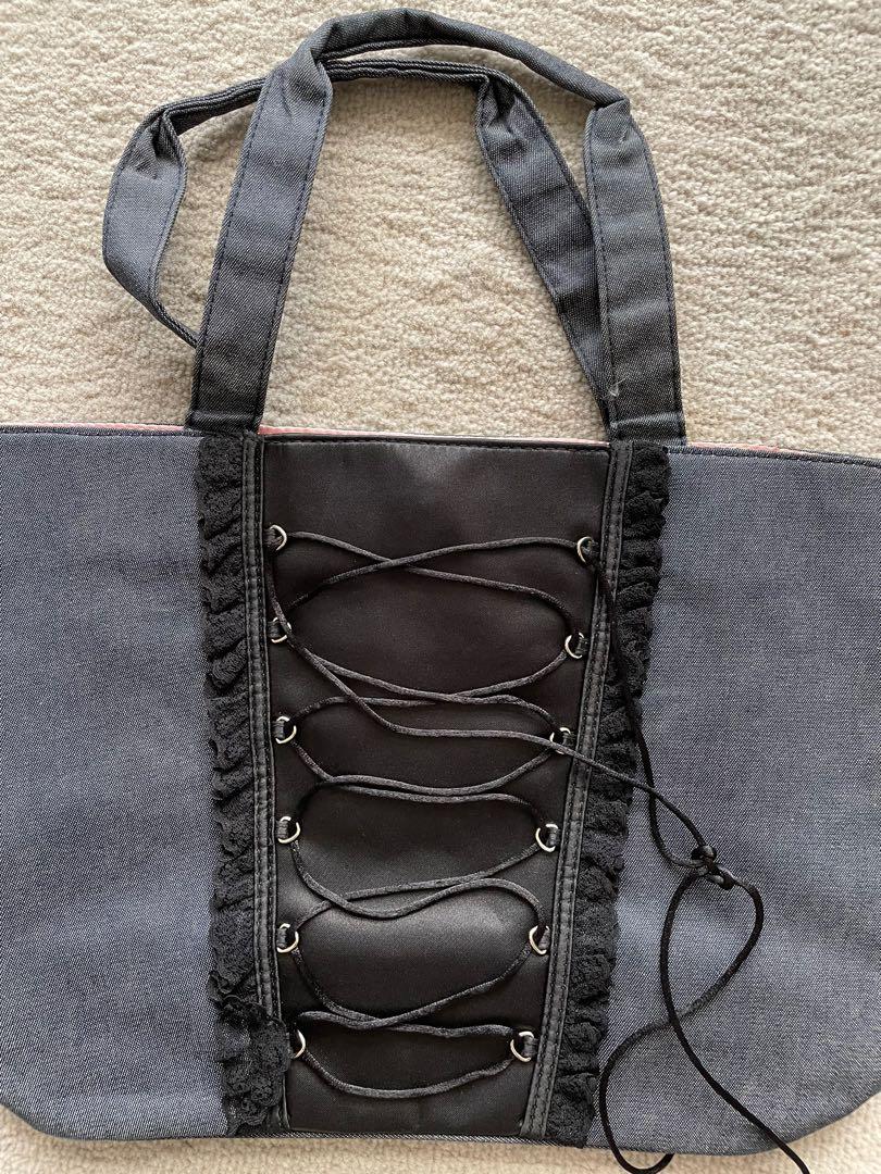 Victoria's secret denim store tote