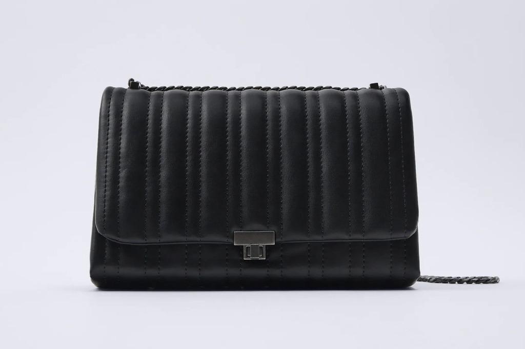 LOWEST PRICE AUTHENTIC ZARA QUILTED MIDI CROSSBODY BAG