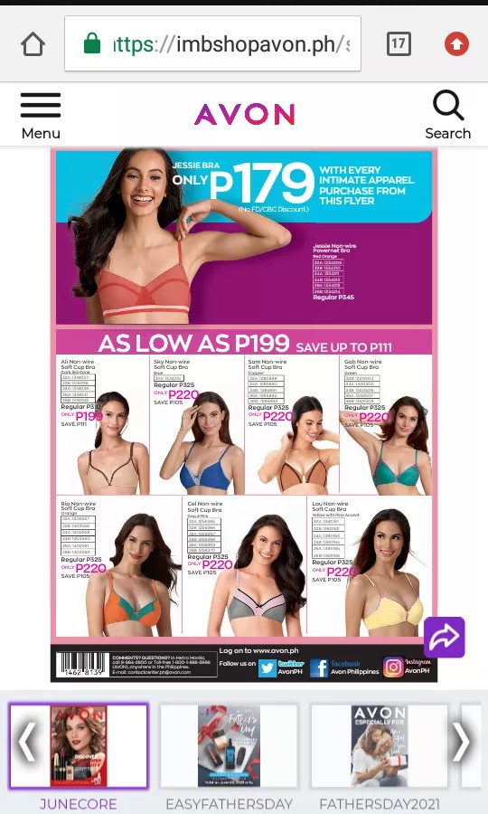 Intimate Apparel  Avon Philippines