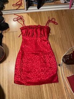 Beginning boutique red dress