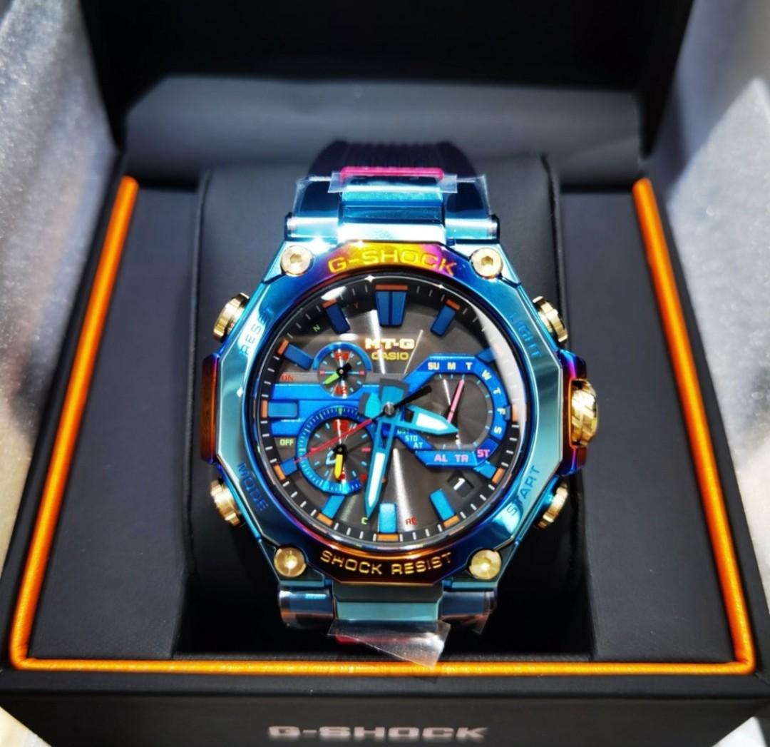 Bnib Hot Limited Edition G Shock Mtg B00ph 2a Mtg B00ph Mtg B00 Blue Phoenix Luxury Watches On Carousell