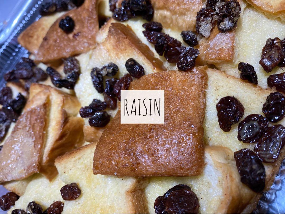 HALAL BREAD PUDDING / RAISIN OR CHOCOLATE CHIP, Food & Drinks, Homemade
