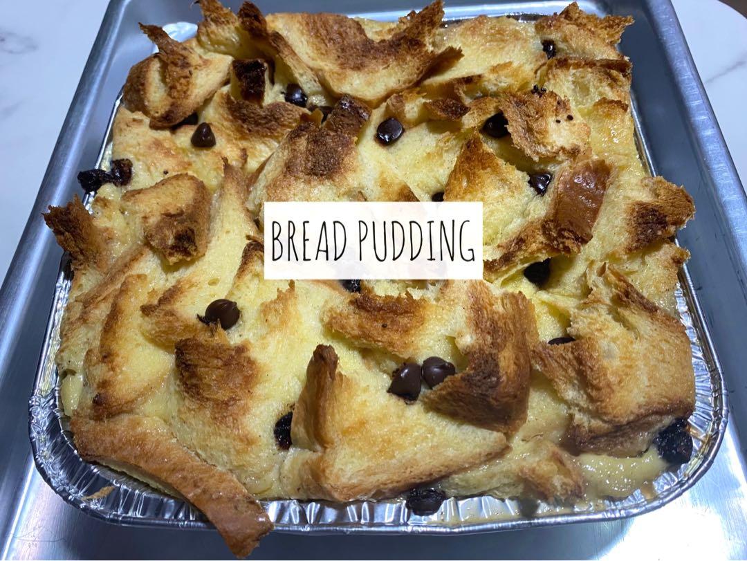 HALAL BREAD PUDDING / RAISIN OR CHOCOLATE CHIP, Food & Drinks, Homemade