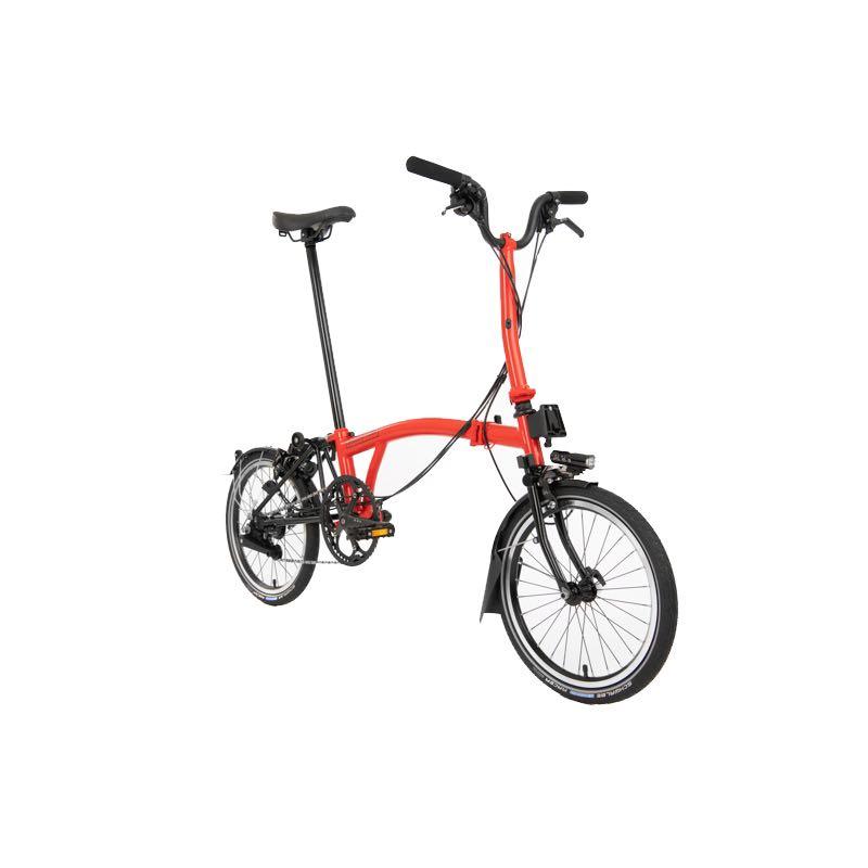 Brompton Black Edition Superlight M6L X Rocket Red Sports