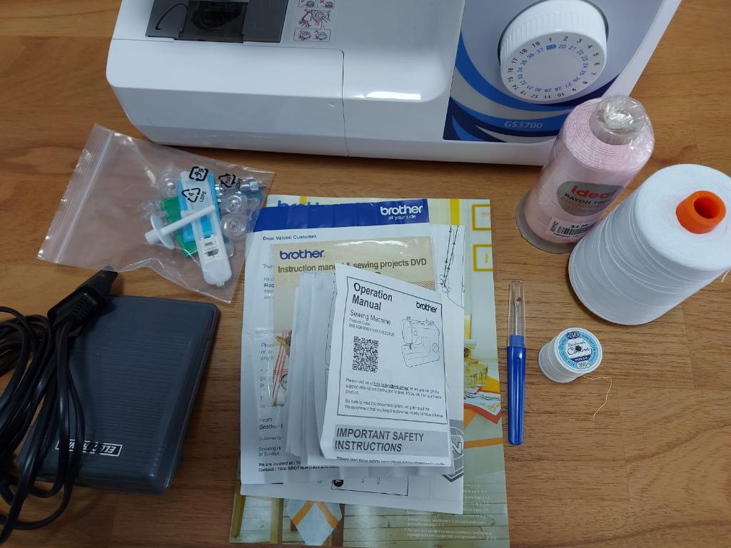 Brother GS3700 Sewing Machine, Hobbies & Toys, Stationery & Craft