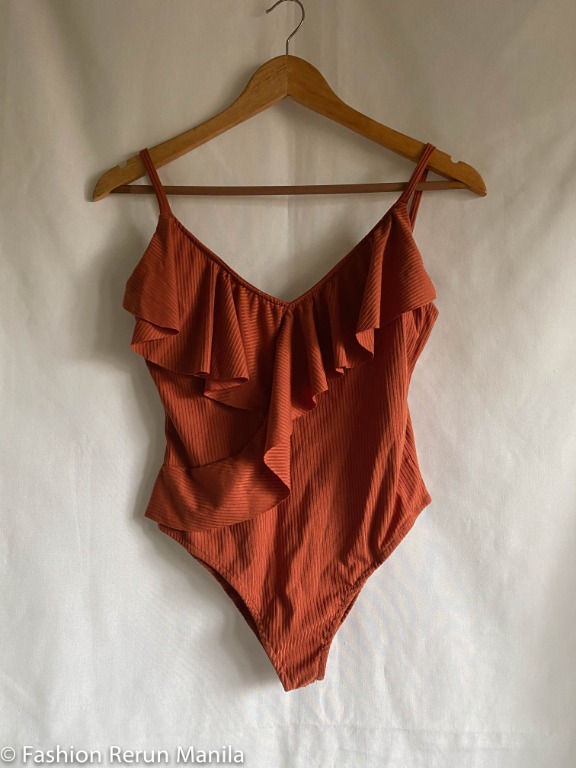 Burnt outlet orange swimsuit