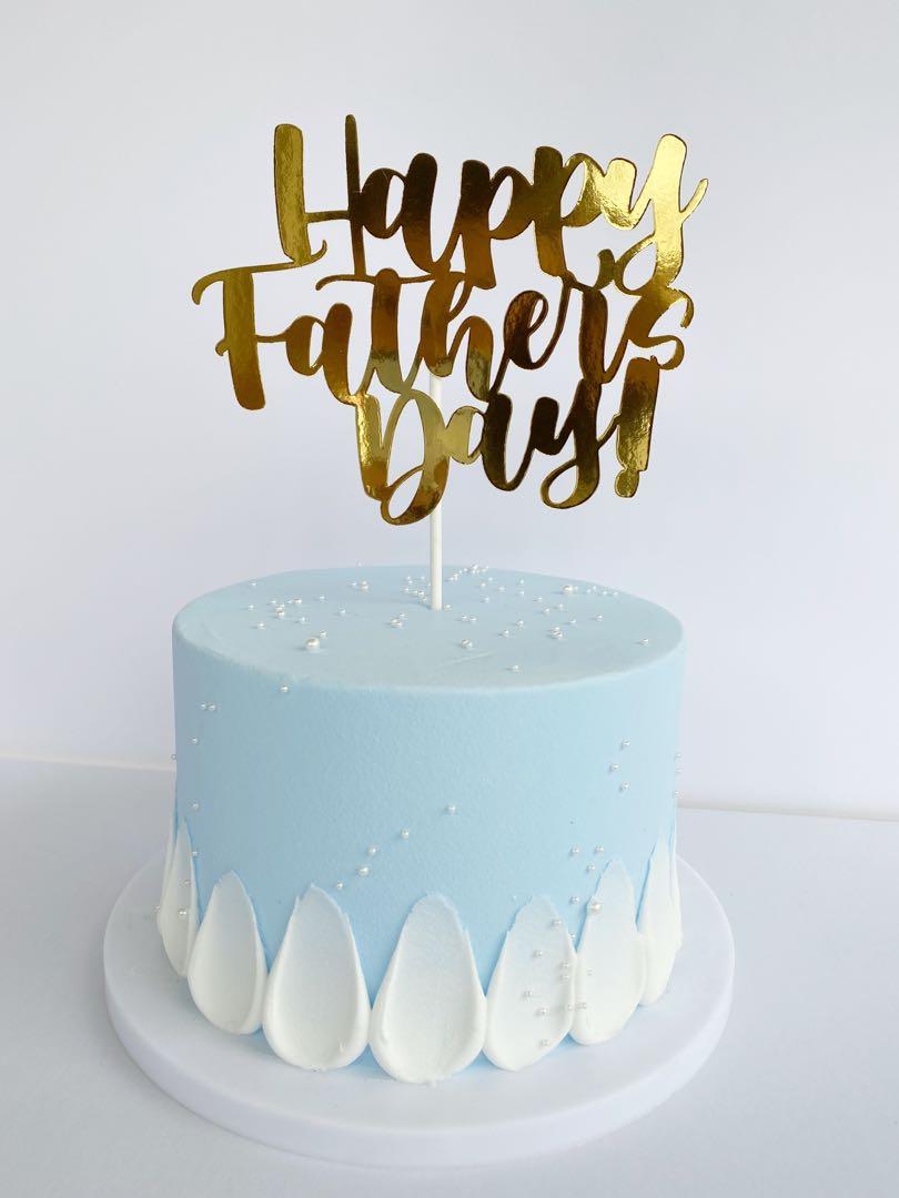 Happy Father's Day Cake Flags For Thanksgiving Day Father Birthday Party De AL 