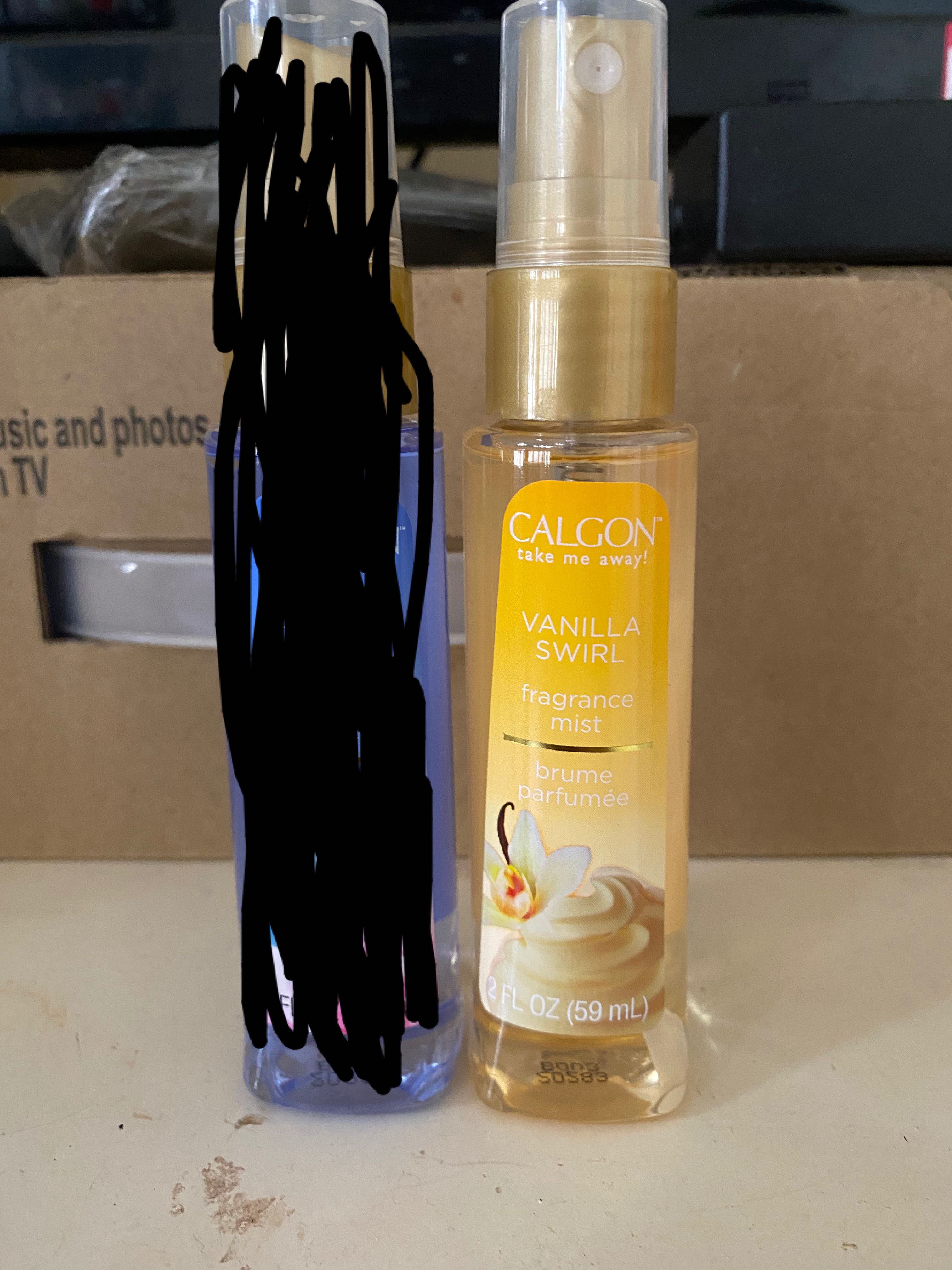 Vanilla swirl mist outlet