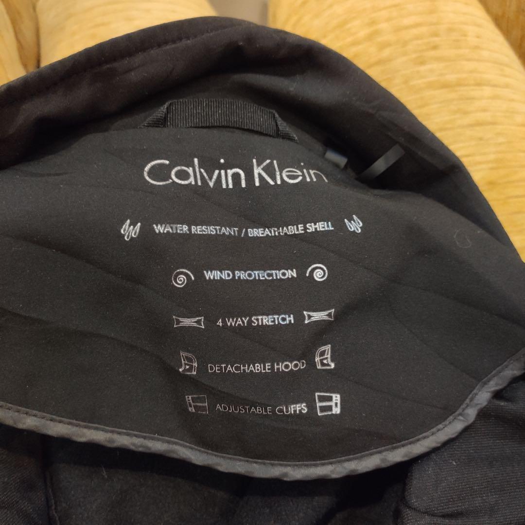 Calvin Klein Black Water Resistant Jacket Women s Fashion Coats