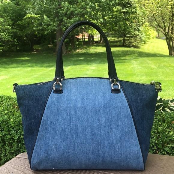 Coach denim prairie satchel new arrivals
