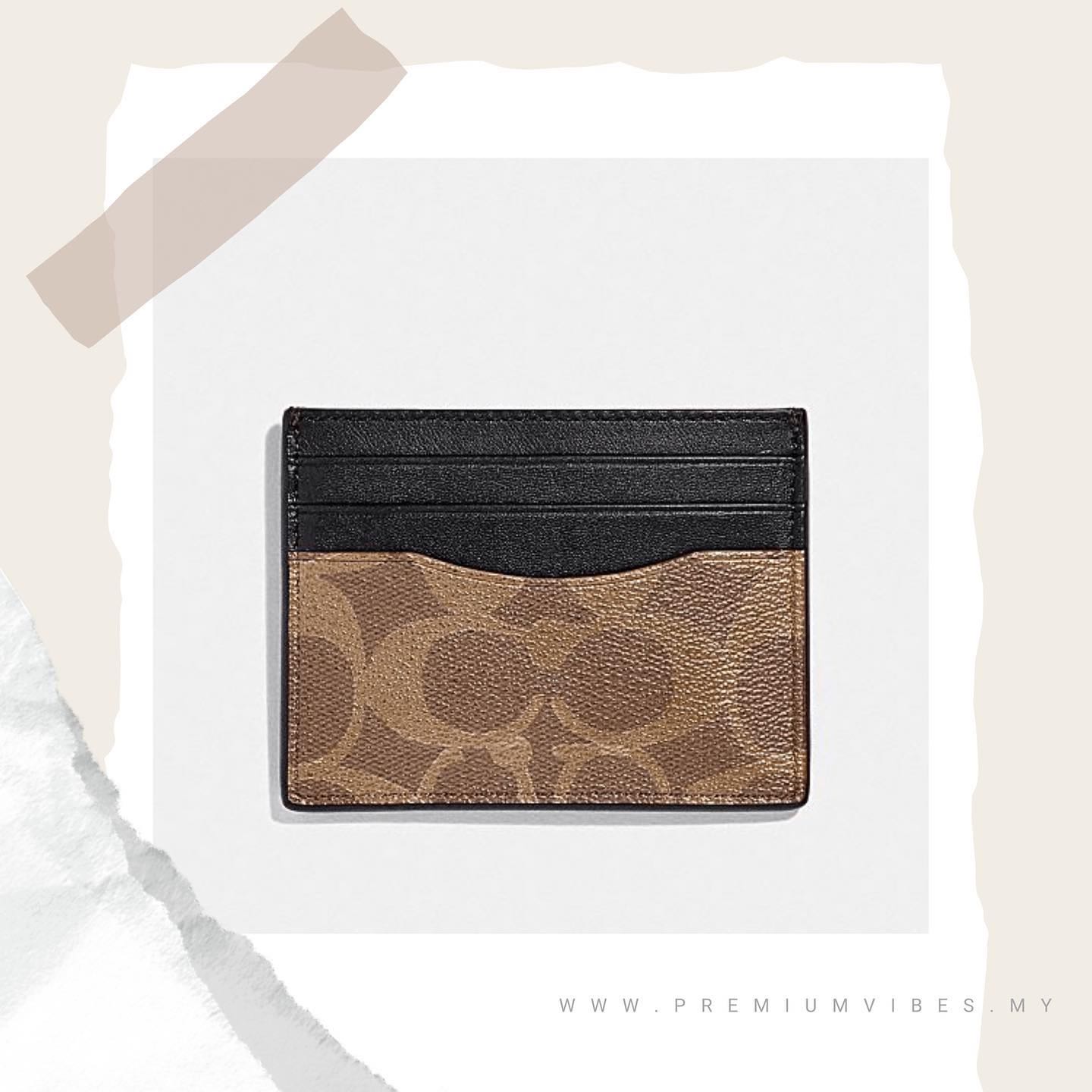 Coach Slim ID Card Case, Men's Fashion, Watches & Accessories, Wallets