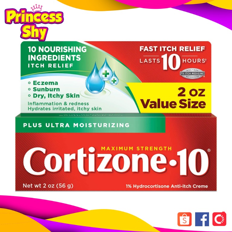 Cortizone 10 Plus Ultra Moisturizing Maximum Strength Fast Itch Relief