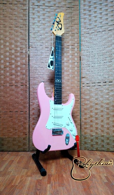 D D Future Retro Electric Guitar Pink Hobbies Toys Music