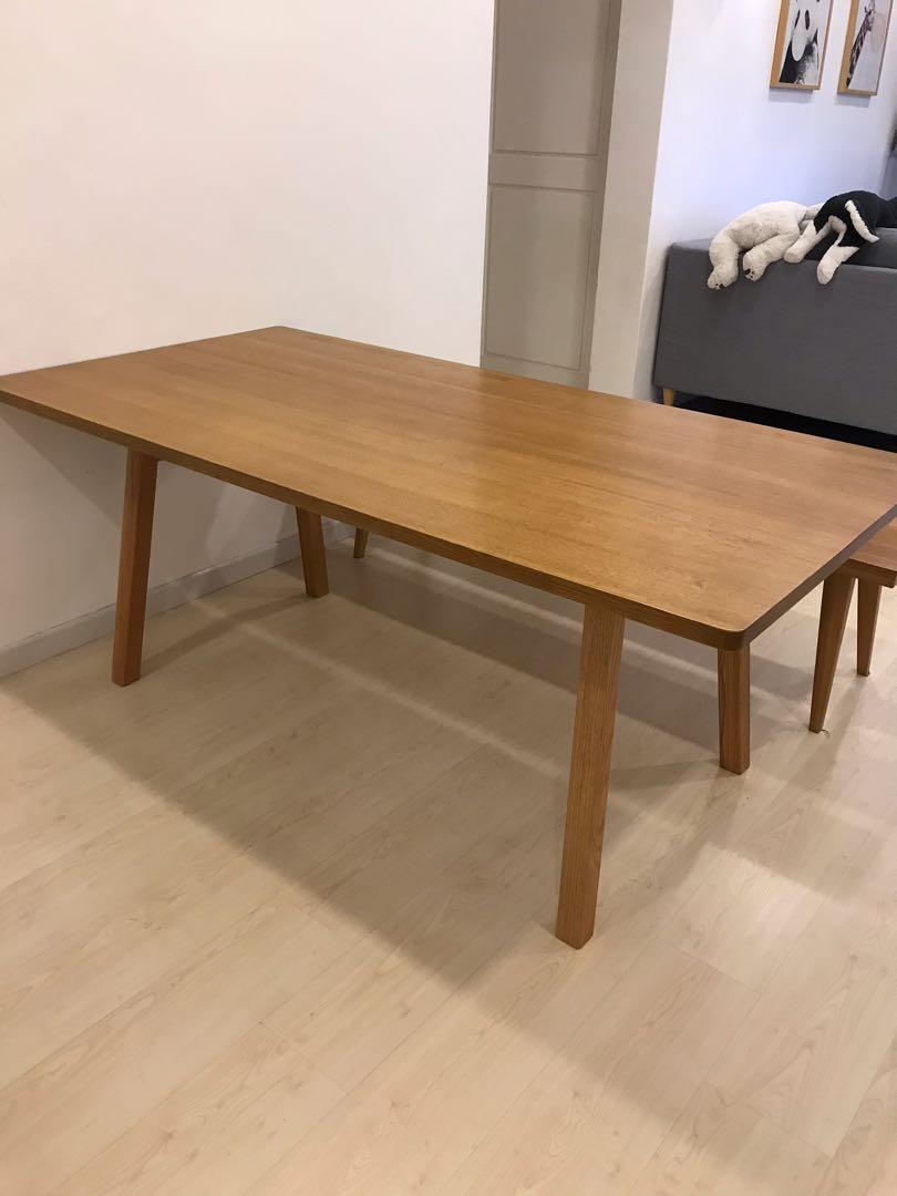 Dinner Table (Category: Tables & Sets) located in Kuala Lumpur. Submitted by chewlieng (Listing ID 1095086314, Image 2). Description: Hida Kagu Interior Size 1800x900 Self pickup 🛻.