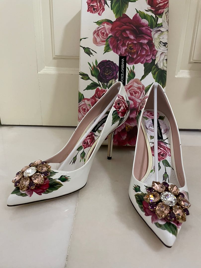 Dolce and cheap gabbana rose heels