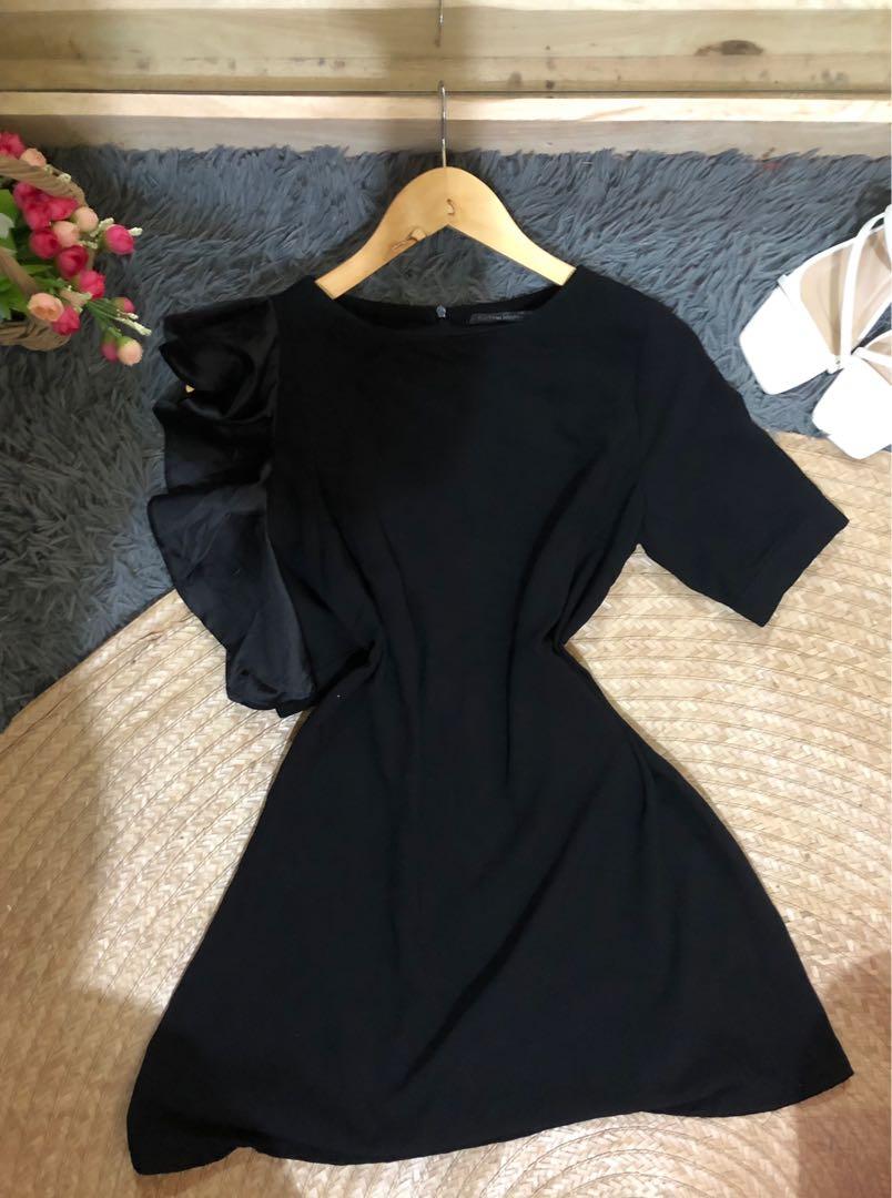 Elegant black casual dress, Women's Fashion, Dresses \u0026 Sets, Dresses on  Carousell