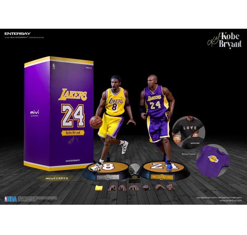 NBA Collection: Kobe Bryant (Black Mamba) 1/6 Masterpiece Action Figure -  Enterbay