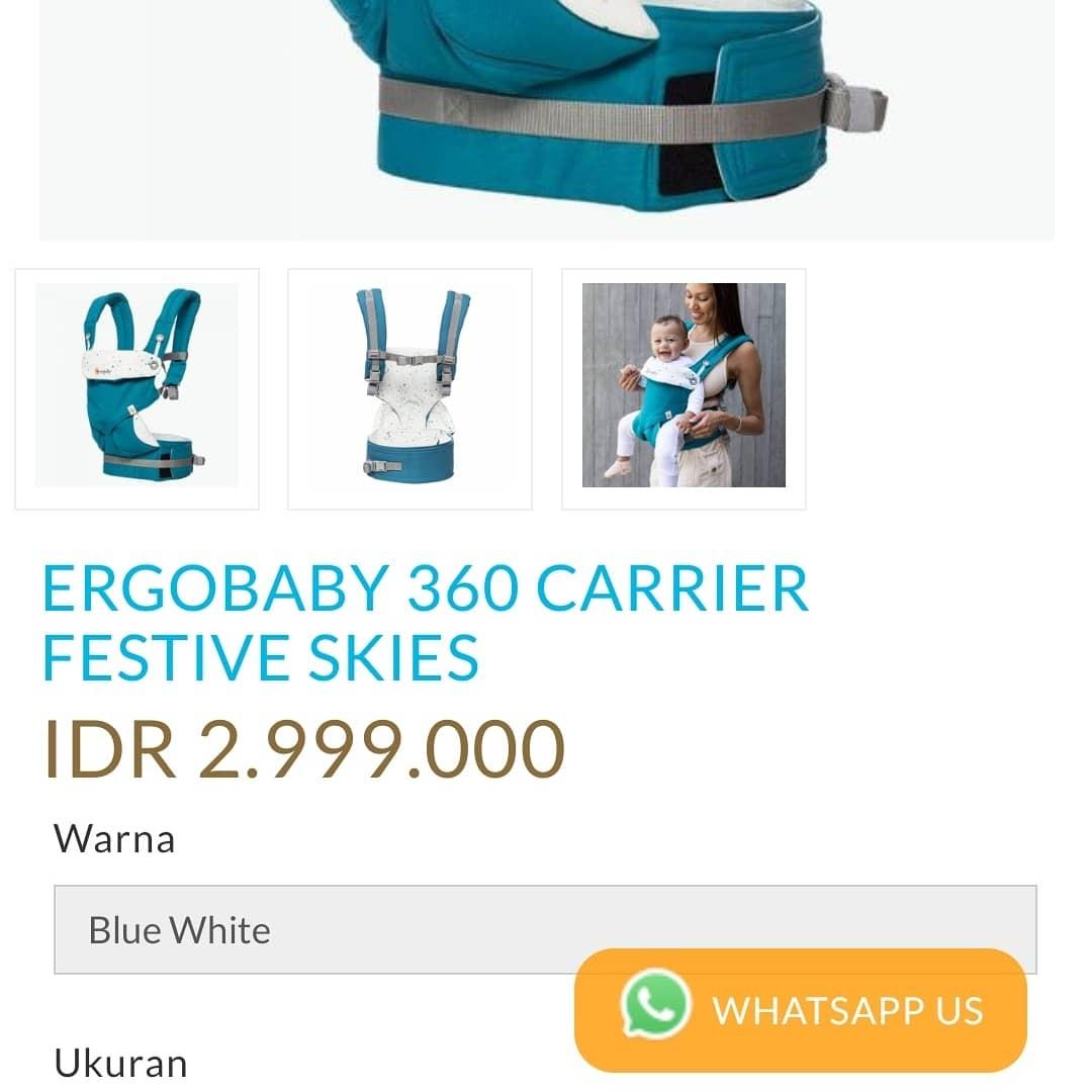 Ergobaby 360 carrier festive skies ORIGINAL