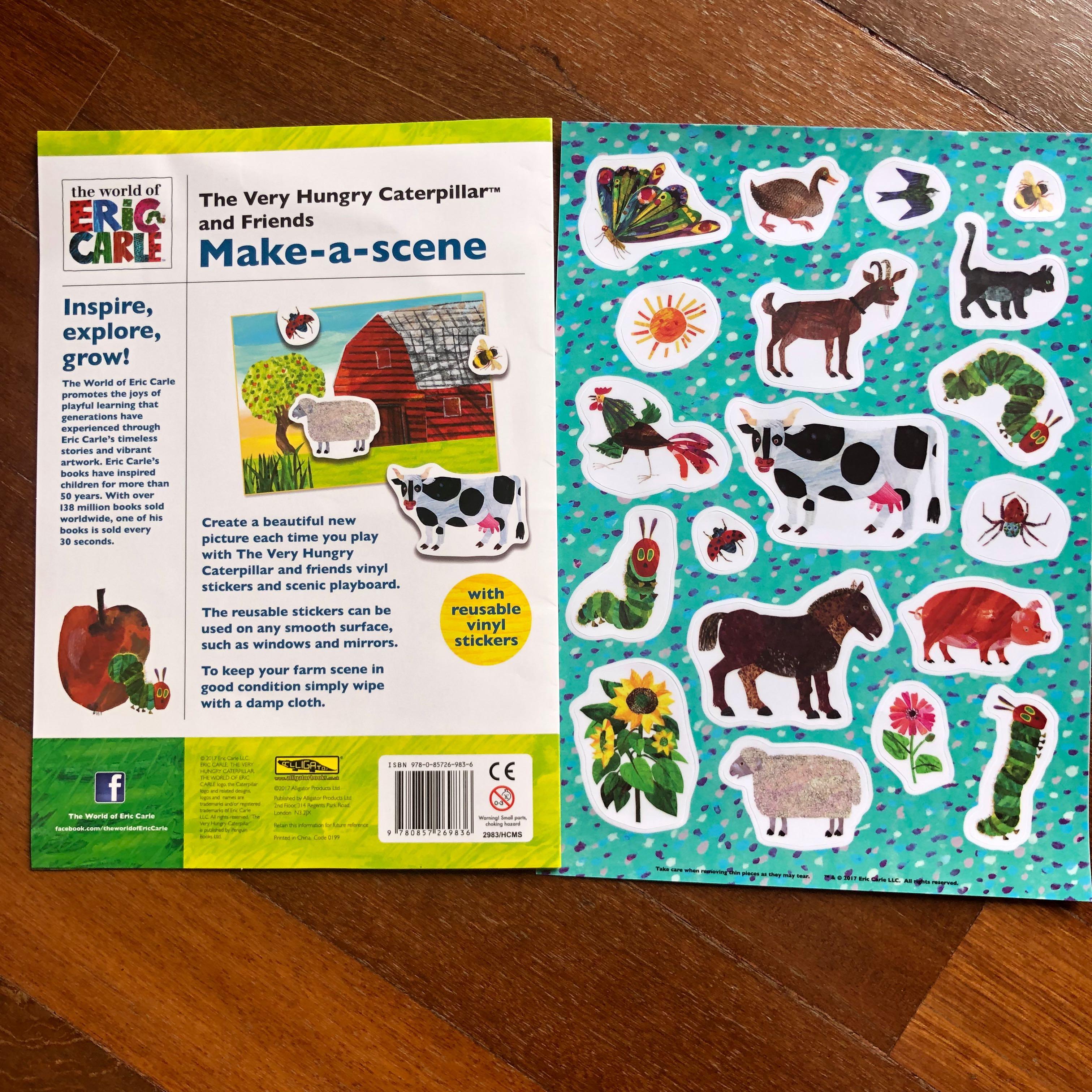 Eric Carle Reusable Vinyl Sticker Set The Scene Baby Children Kid Toddler Game Montessori Early Leaning Sensory Toy Books Stationery Children S Books On Carousell