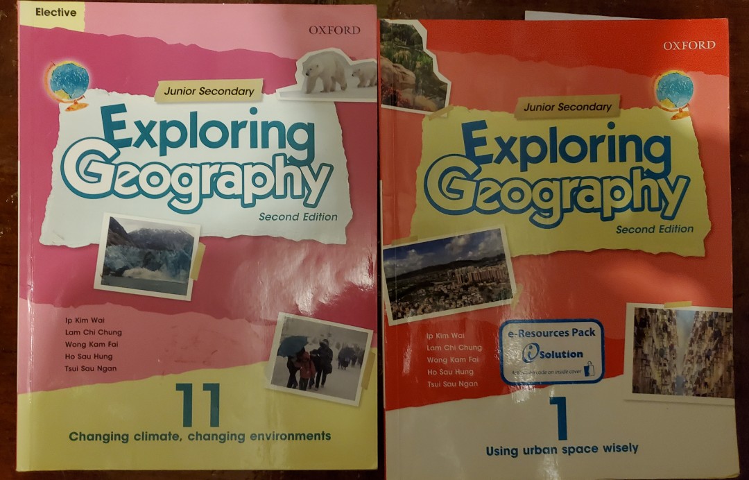Exploring geography book 1 & 11, 興趣及遊戲, 書本 & 文具, 書本及雜誌 - 補充練習 - Carousell