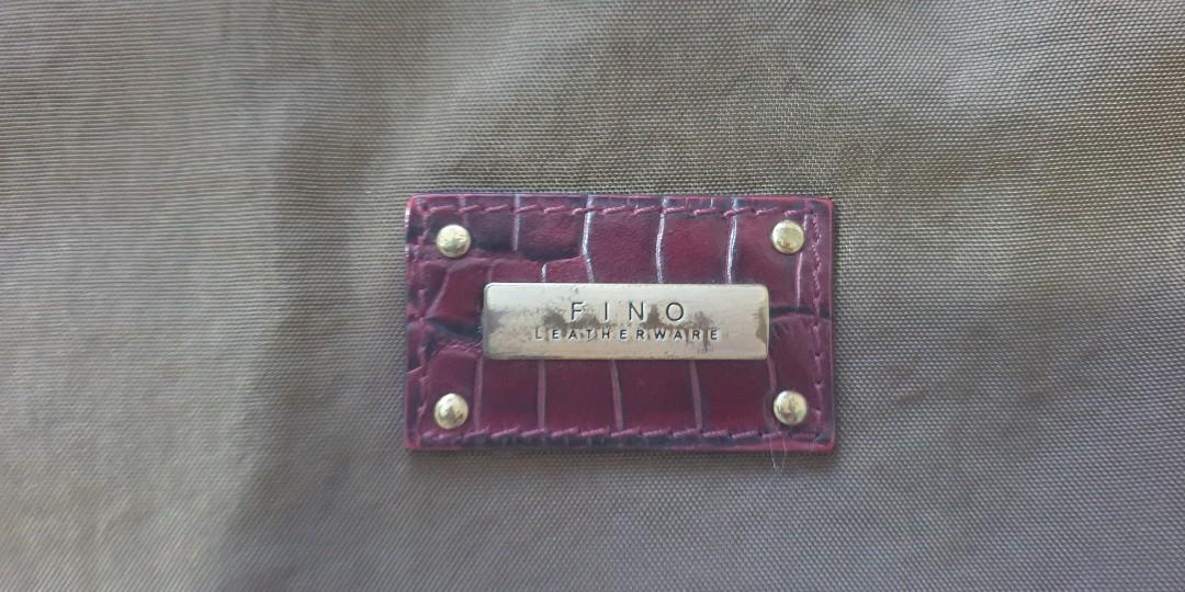 Fino Nylon Bag with Leather Trimmings (Category: Luxury Bags & Wallets) located in Makati City. Submitted by belle_ame_67 (Listing ID 1095115777, Image 3). Description: Authentic Fino Nylon Bag with Leather Trimmings With sign of usage RFS: Decluttering.