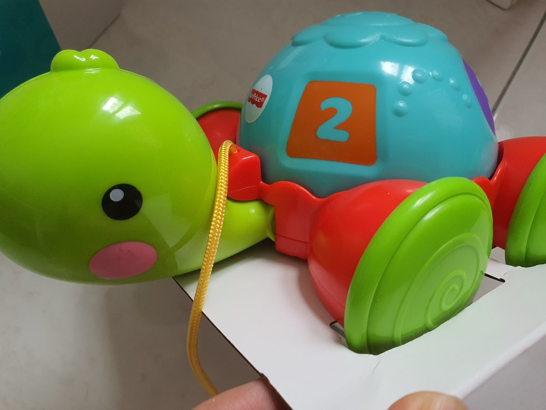 Fisher price cheap pull along turtle