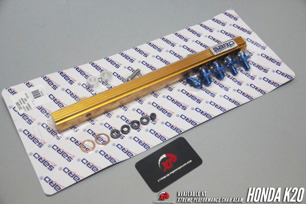 FUEL RAIL HONDA K20 INJECTOR HOLE 11MM SARD GOLD, Auto Accessories on