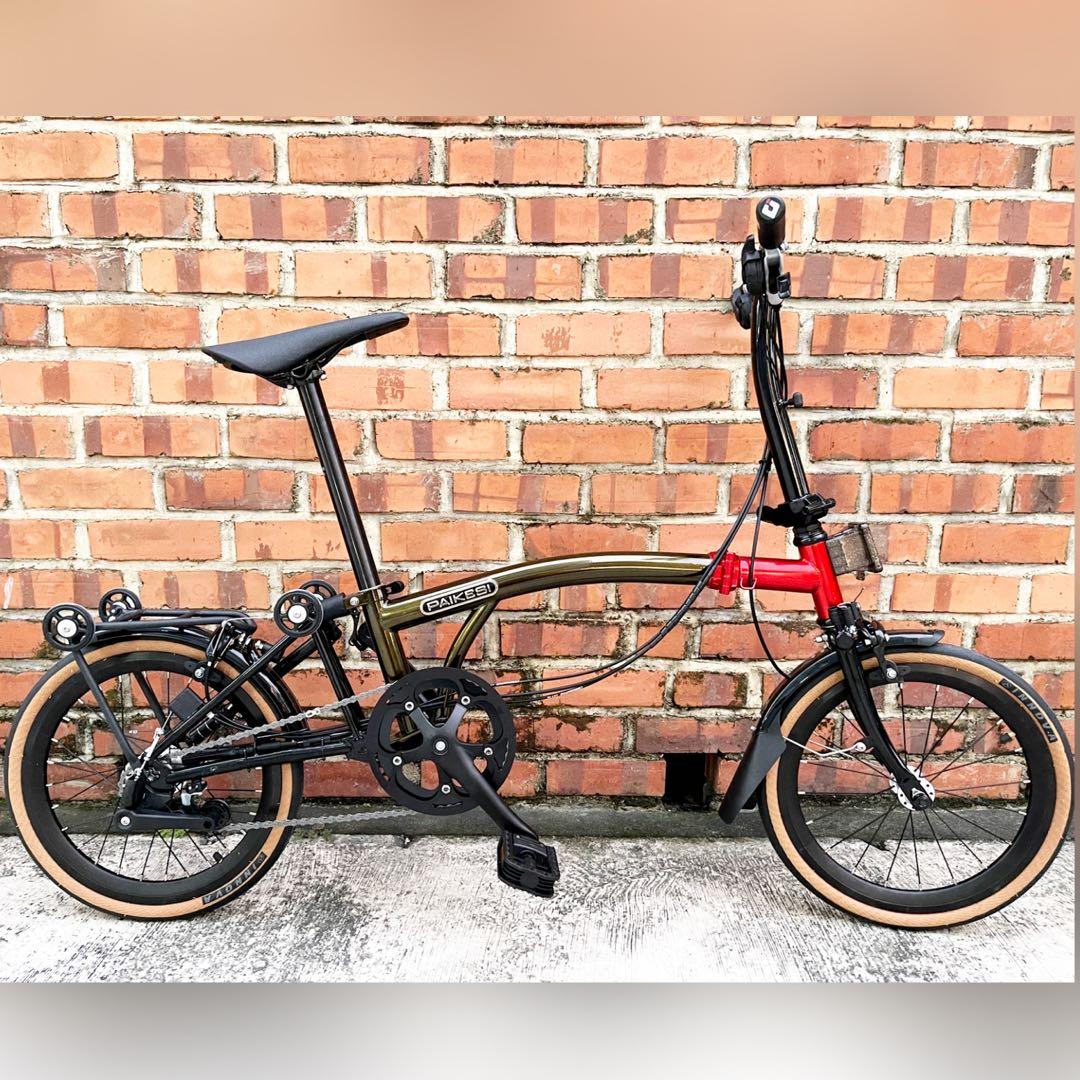 Instock Gen4 Paikesi Pikes 6 Speed 16inch Folding Bicycle
