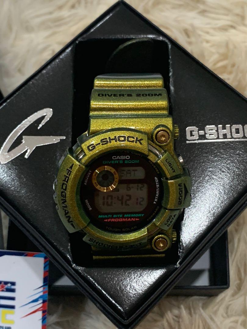 G-SHOCK GW-200GM-9JF FROGMAN GOLD DEFENDER, Men's Fashion, Watches