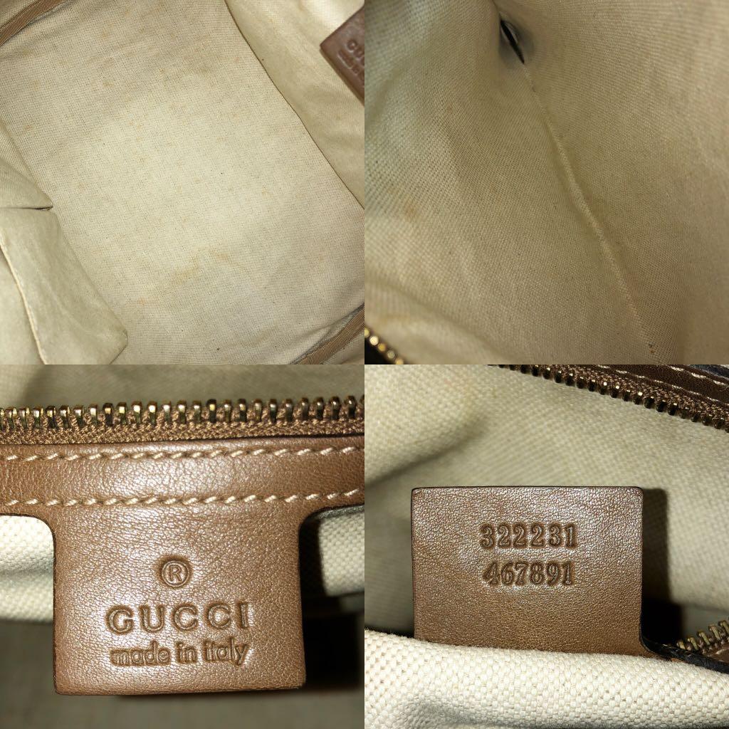GUCCI-GG-Supreme-Leather-Shoulder-Bag-Beige-Ivory-201448 – dct