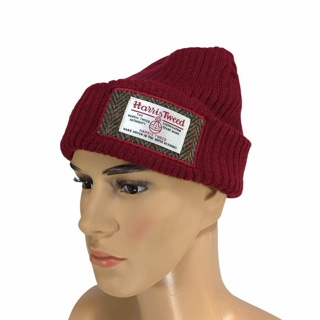 Tweed beanie hat sale