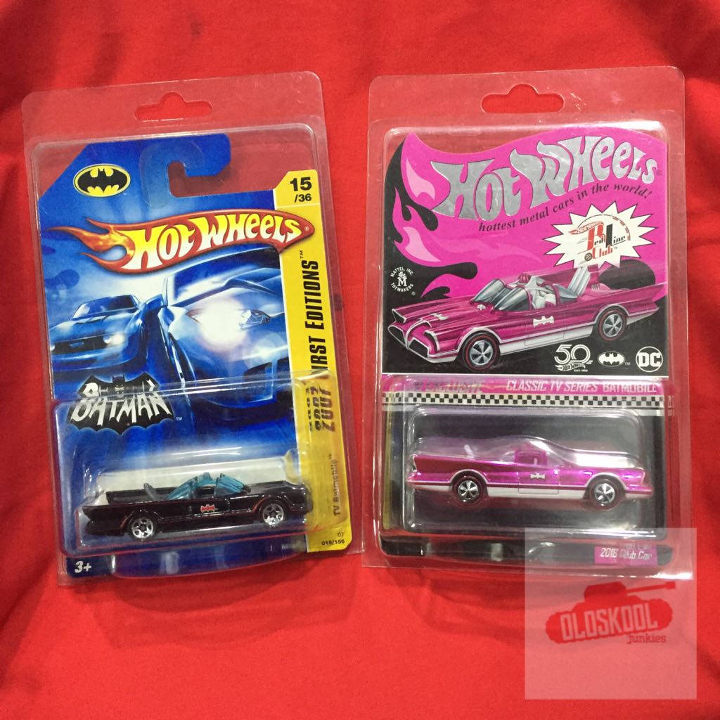 Hotwheels RLC Exclusive 2018 Batman Classic Tv Batmobile Pink