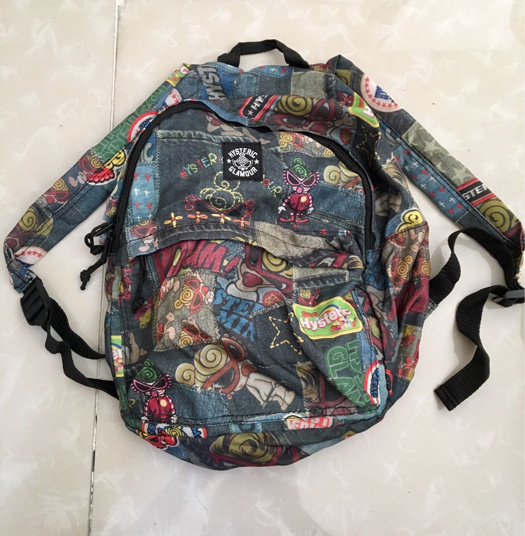 Hysteric Glamour lightweight backpack, Men's Fashion, Bags