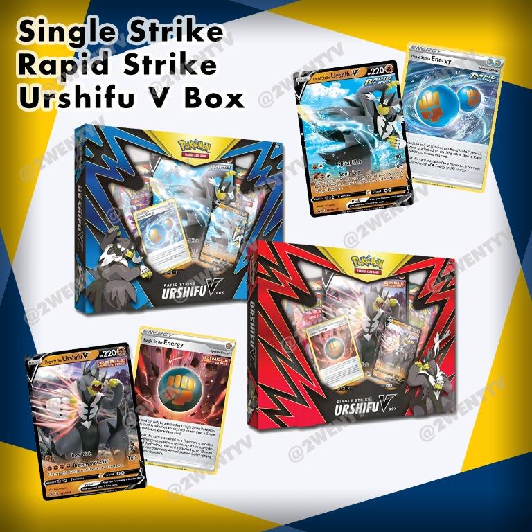 Instocks Pokemon Tcg Single Rapid Strike Urshifu V Box Hobbies Toys Toys Games On Carousell