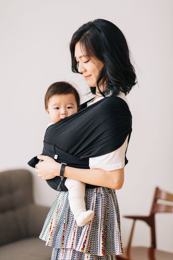 Konny Baby Carrier Elastech™ - Pattern, Hassle-Free Baby Wrap Carriers, Ultra-Lightweight Baby Sling