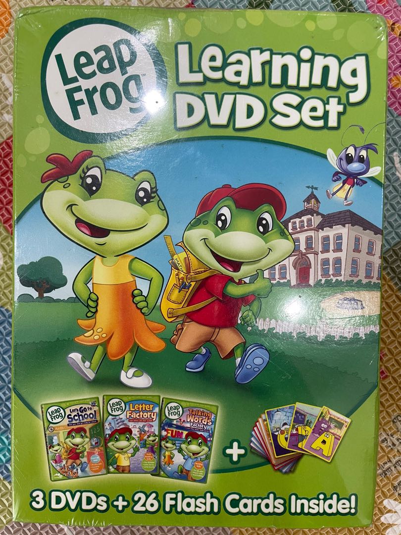 Leapfrog learning DVD set + flash cards, Hobbies & Toys, Books ...