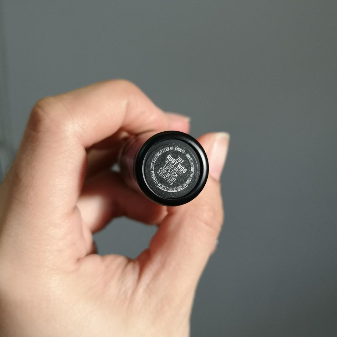Limited ed. Mac risk taker ruby woo (Category: Makeup) located in Paranaque City. Submitted by colormeredph (Listing ID 1095103140, Image 3). Description: Ruby woo.
