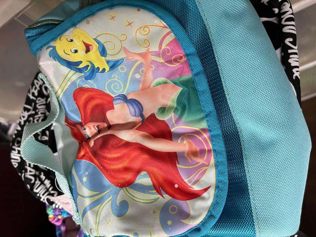 Ariel backpack sale and lunchbox
