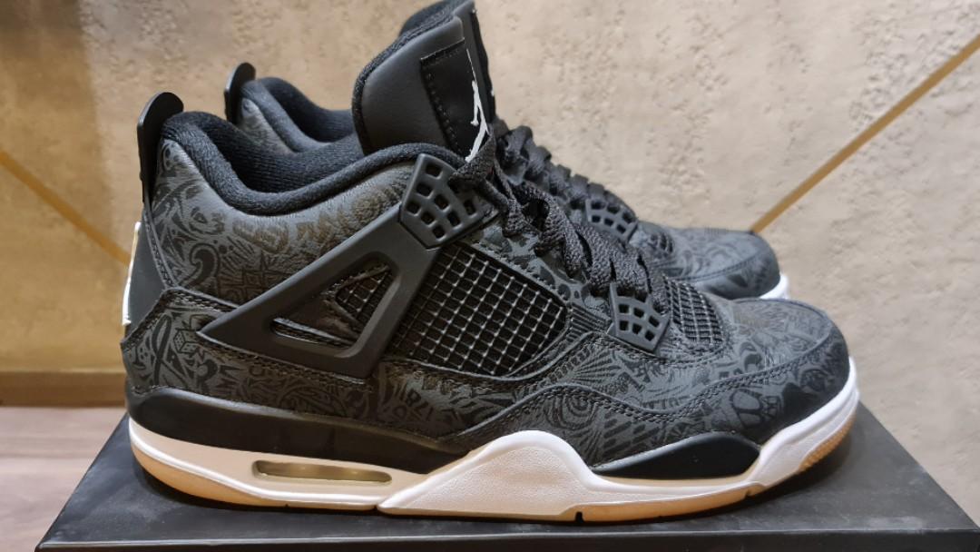 Jordan 4 black clearance white gum light brown