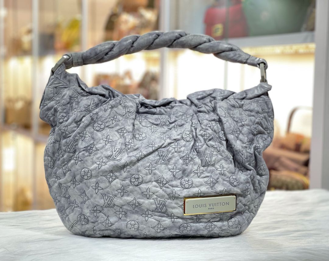 Louis Vuitton Olympe Nimbus PM - Grey Hobos, Handbags - LOU389536