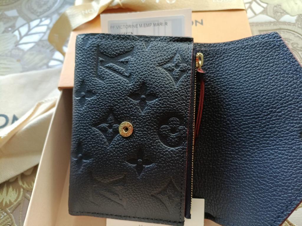  Customer reviews: Louis Vuitton Victorine Wallet Monogram  Empreinte Leather M63701 Scarlet