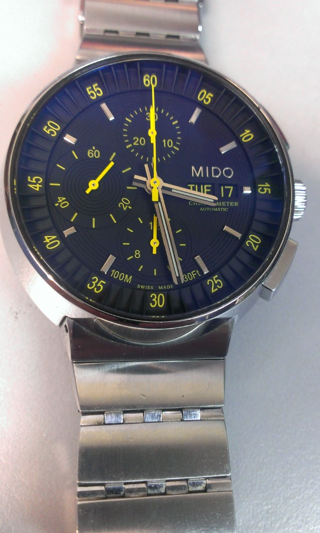 Mido cheap chronometer chronograph