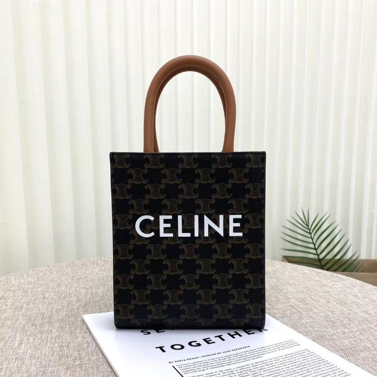 Celine Mini Vertical Cabas Triomphe Canvas Bag, Women's Fashion, Bags &  Wallets, Cross-body Bags on Carousell