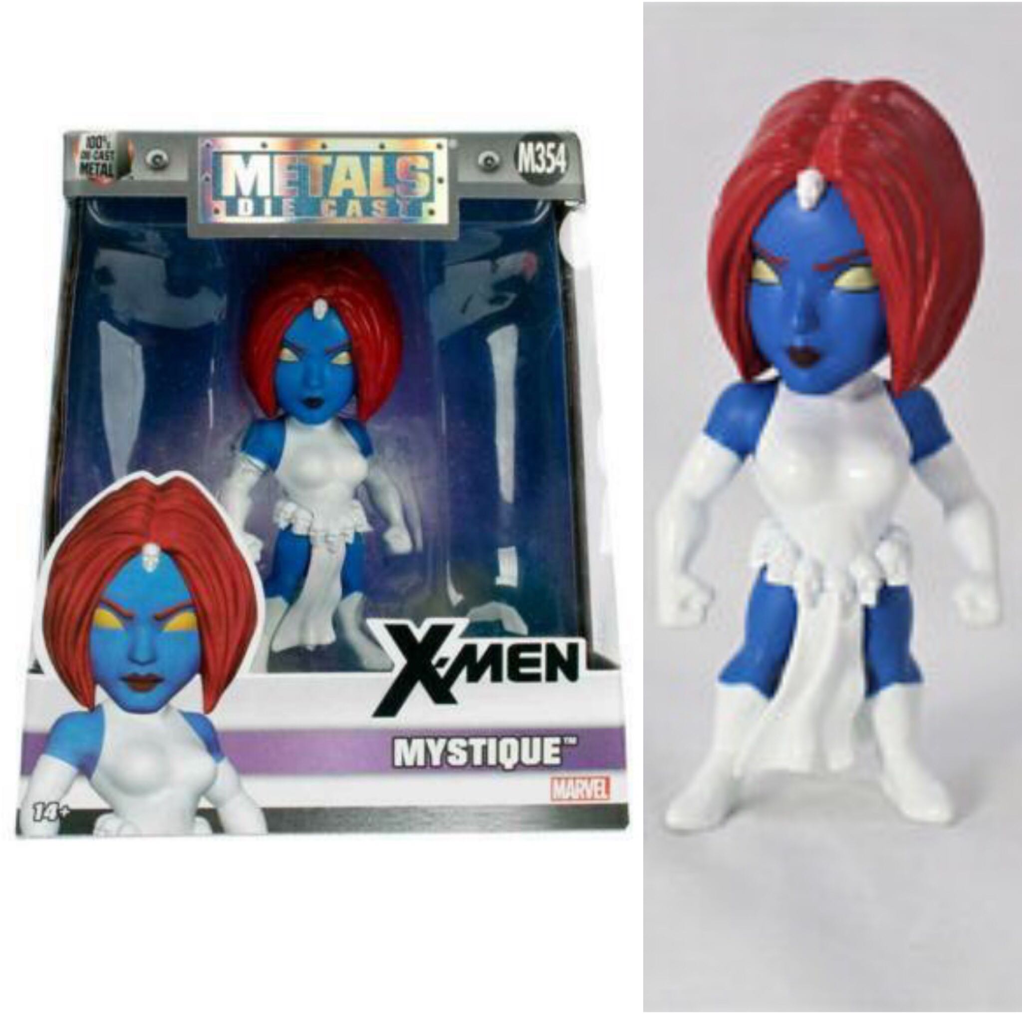 MISB Marvel X-Men Mystique 4” Figure M354 Jada Metals Die-Cast Original
