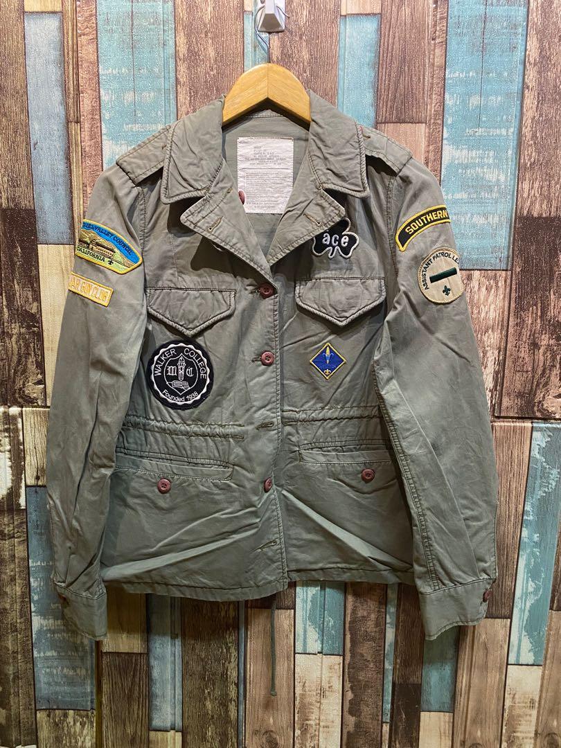 Moussy olive green military jacket 