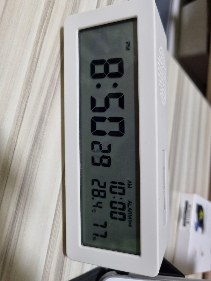 Muji Alarm Clock, Furniture & Home Living, Home Decor, Clocks on Carousell